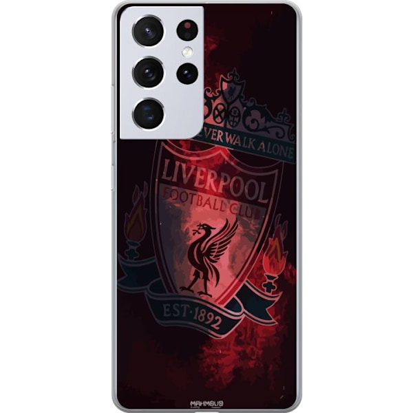 Samsung Galaxy S21 Ultra 5G Läpinäkyvä kuori Liverpool
