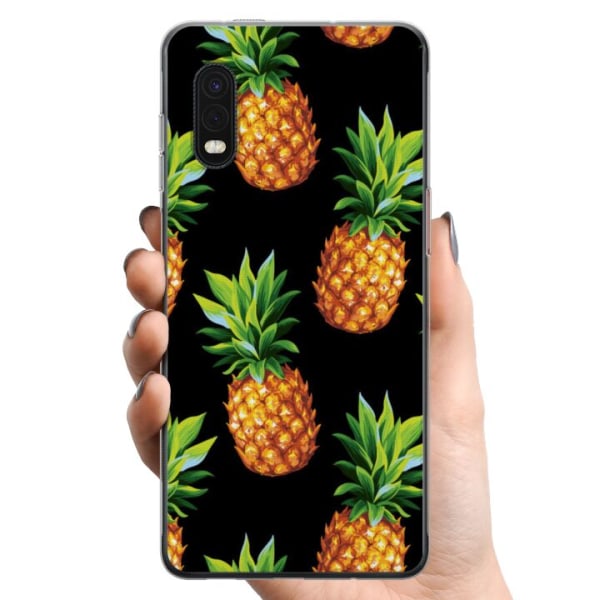 Samsung Galaxy Xcover Pro TPU Mobilskal Ananas