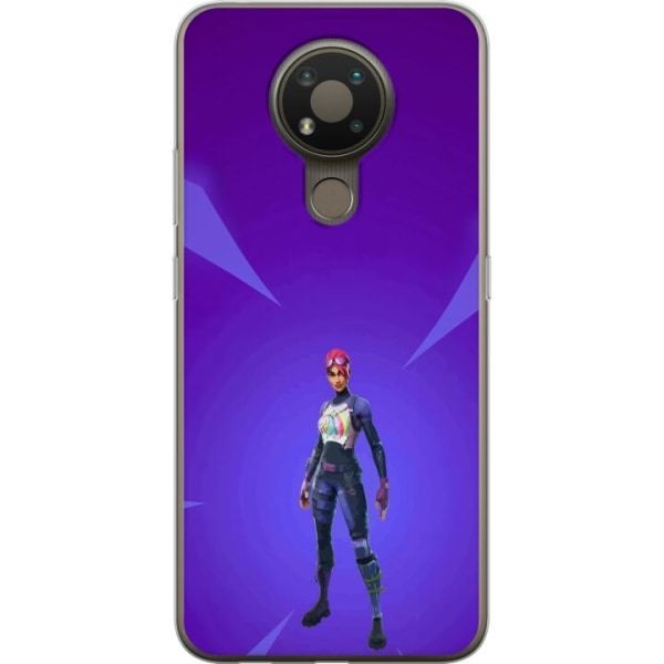 Nokia 3.4 Läpinäkyvä kuori Fortnite - Brite Bomber