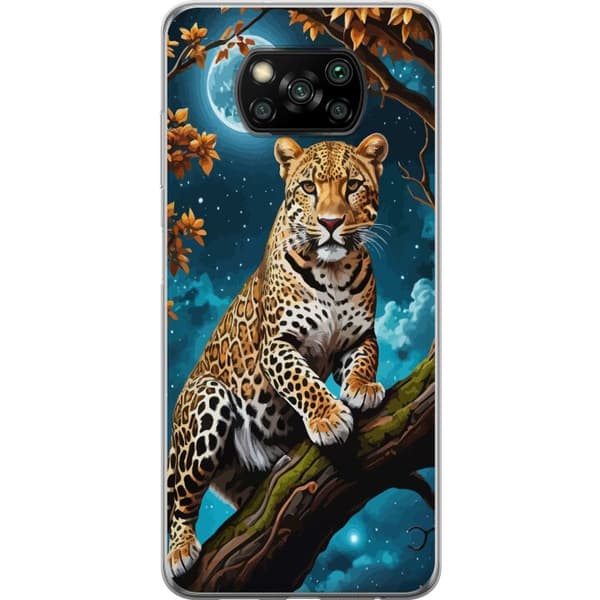 Kompatibel Mobilcover til Xiaomi Poco X3 NFC Leopard