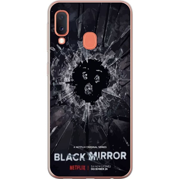 Samsung Galaxy A20e Genomskinligt Skal Black Mirror Sci-Fi Net