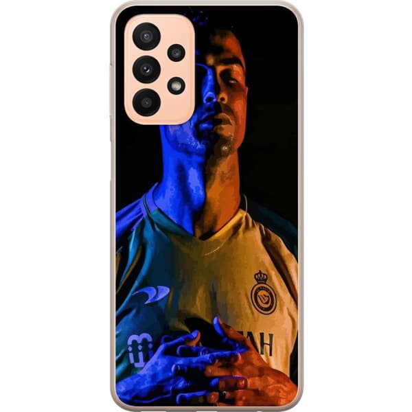Kompatibelt Mobildeksel til Samsung Galaxy A23 Cristiano Ronaldo