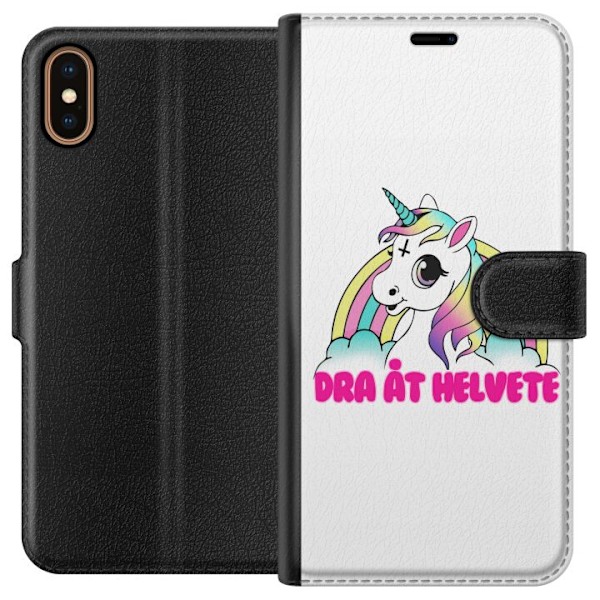 Apple iPhone X Lommeboketui Unicorn