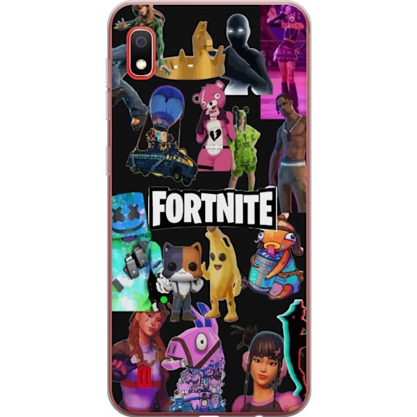 Samsung Galaxy A10 Gjennomsiktig deksel Fortnite