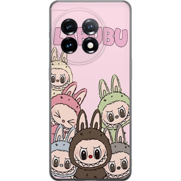 OnePlus 11R Läpinäkyvä kuori Labubu Classics
