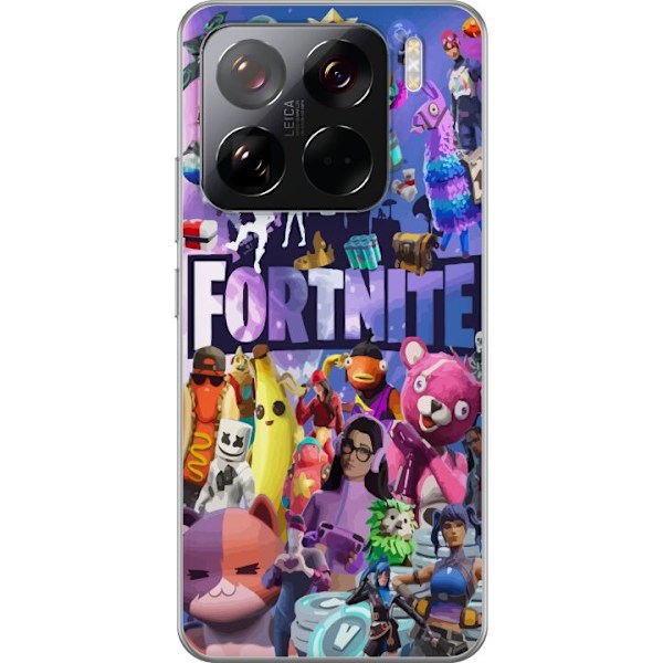 Xiaomi 15 Pro Gennemsigtig cover Fortnite Skins Emotes Battle