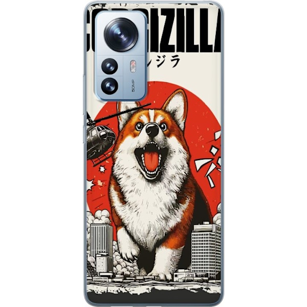 Xiaomi 12 Pro Genomskinligt Skal Corgizilla