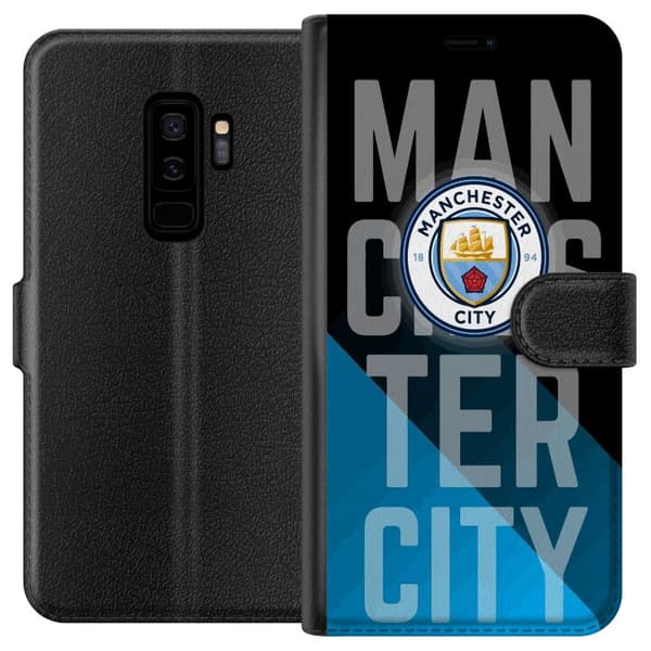 Kompatibel Tegnebogsetui til Samsung Galaxy S9+ Manchester City
