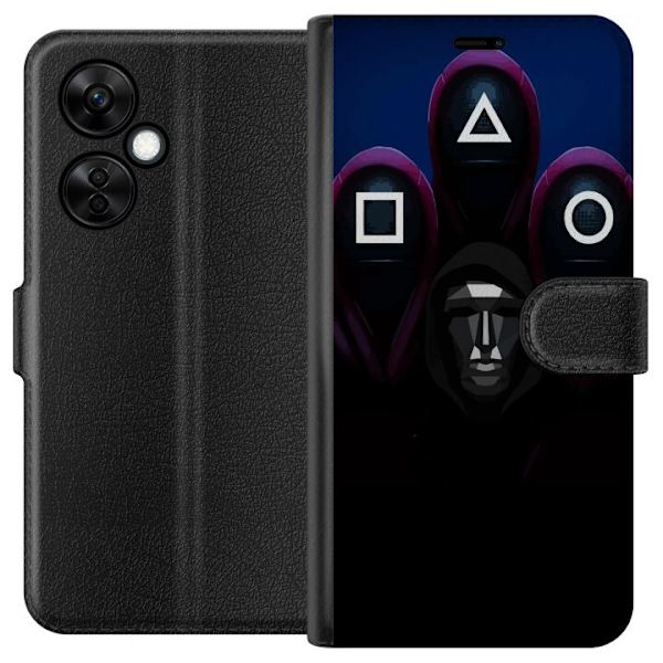 OnePlus Nord CE 3 Lite Lompakkokotelo Squid Game Kausi 3 Uudet Ikoni Suosittu Sarja TV Motiivi Aasialainen Draama Trendikäs Graafinen Suunnittelu