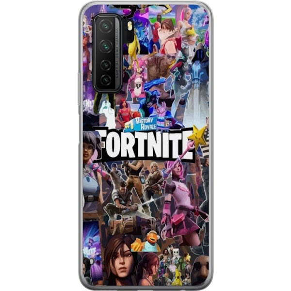 Huawei P40 lite 5G Läpinäkyvä kuori Fortnite