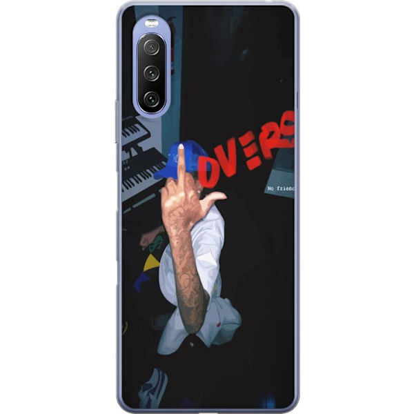 Sony Xperia 10 III Gennemsigtig cover Kærlighed Mystik Design Romantisk Motiv Populært Grafisk Mønster Mode Stil