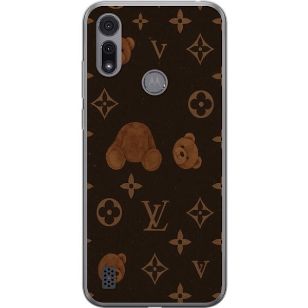 Motorola Moto E6i Läpinäkyvä kuori Plush Luxe