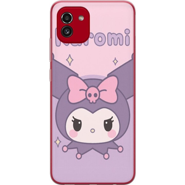 Samsung Galaxy A03 Läpinäkyvä kuori Kuromi Kawaii