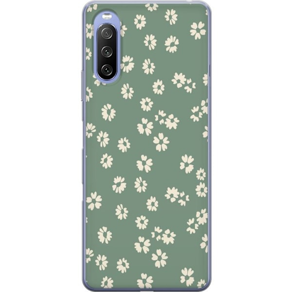 Sony Xperia 10 III Läpinäkyvä kuori Kukkaisunelma - Värik