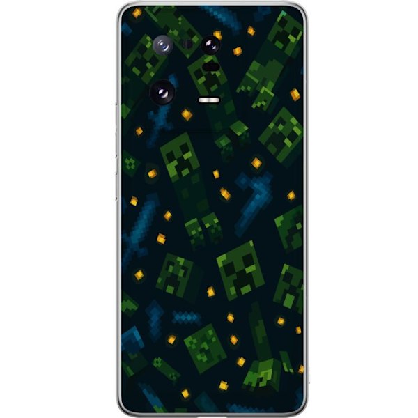 Xiaomi 13 Pro Gennemsigtig cover Minecraft Dungeons Mob