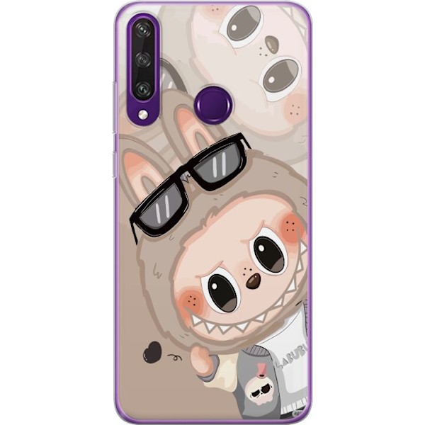 Huawei Y6p Läpinäkyvä kuori Labubu Rainbow Chaos