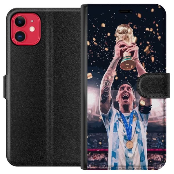 Kompatibel Tegnebogsetui til Apple iPhone 11 Messi