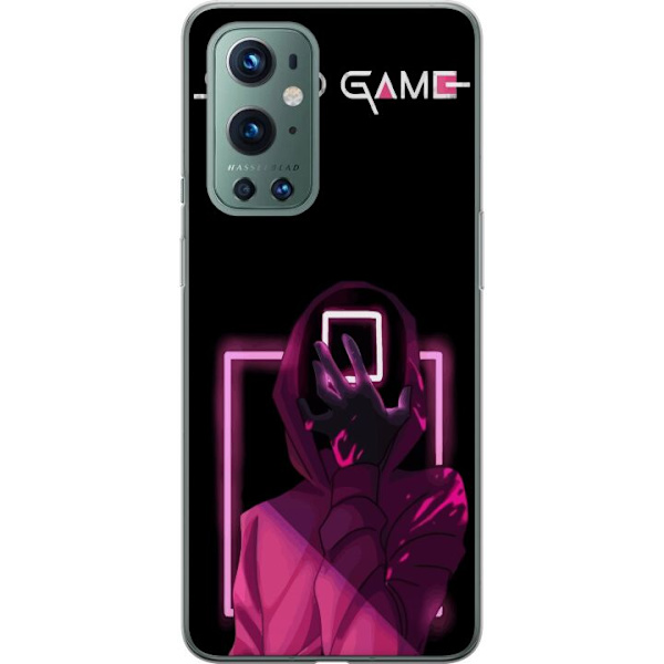 OnePlus 9 Pro Gjennomsiktig deksel Squid Game Tema Populær Serie Motiv Grafisk Ikonisk Design Asiatisk Popkultur Spenning Drama