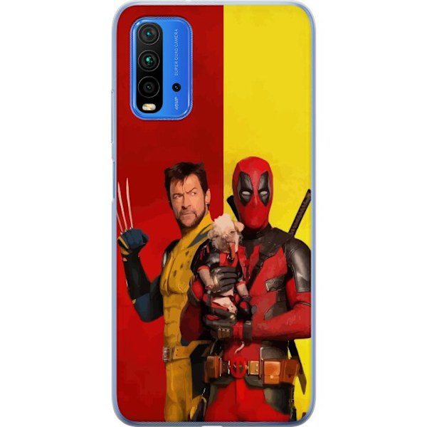 Xiaomi Redmi Note 9 4G Gjennomsiktig deksel Deadpool & Wolveri