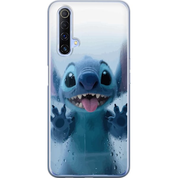 Realme X50 5G Genomskinligt Skal Stitch Window View – Stitch vid ett fönster i söt stil