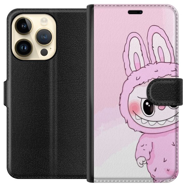 Apple iPhone 14 Pro Tegnebogsetui Labubu Kanin-serien