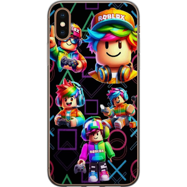 Apple iPhone XS Gennemsigtig cover Roblox