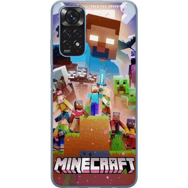 Xiaomi Redmi Note 11 Gennemsigtig cover Minecraft