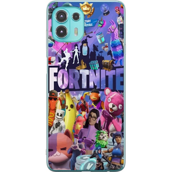 Motorola Edge 20 Lite Gjennomsiktig deksel Fortnite Skins Emot