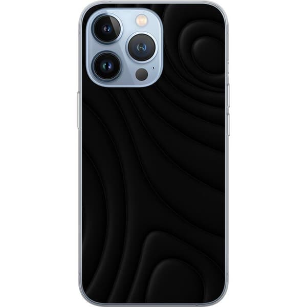 Kompatibelt Mobilskal till Apple iPhone 13 Pro Black Waves