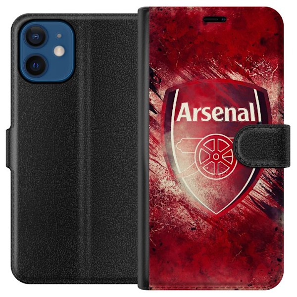 Apple iPhone 12 mini Tegnebogsetui Arsenal Fodbold