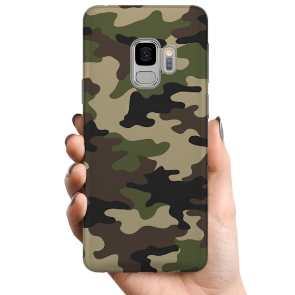 Samsung Galaxy S9 TPU Matkapuhelimen kuori Metsä camo