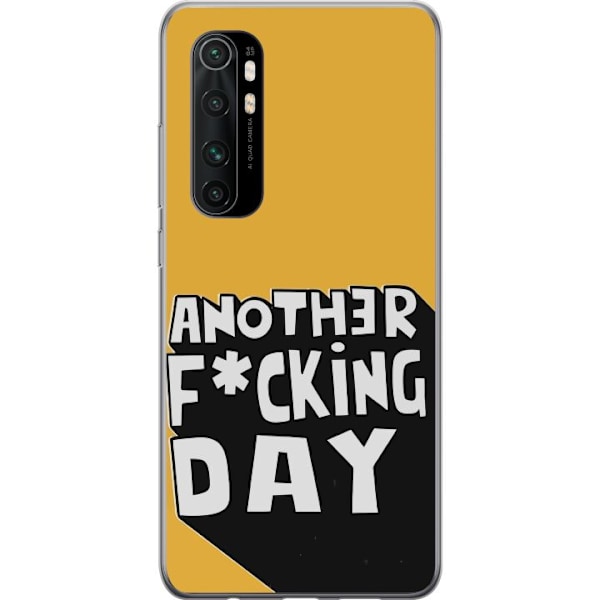 Xiaomi Mi Note 10 Lite Läpinäkyvä kuori Another Day Tekstimotiivi Huumori Katumuoti Graafinen Rohkea Tyyli Suosittu Elämäntapa Kaupunkimuoti Desi