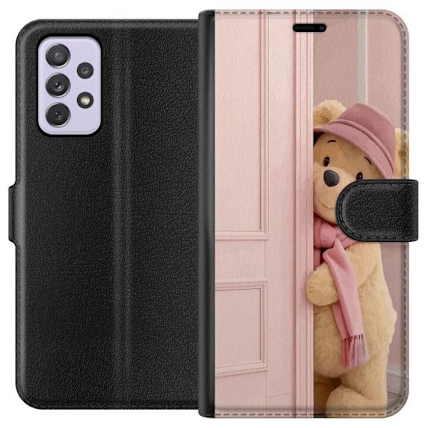 Samsung Galaxy A52s 5G Plånboksfodral Nalle Puh Disney Motiv Tecknad Serie Klassisk Populär Barn Motiv Disneyfigur Ikonisk Karaktär