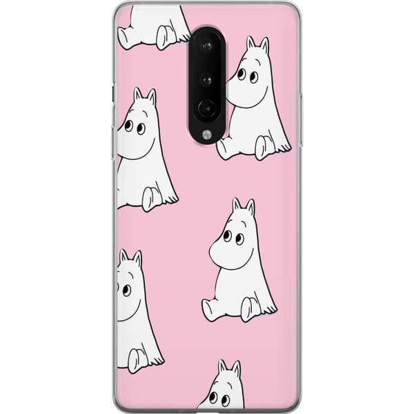 Kompatibelt Mobildeksel til OnePlus 8 Figurmönster rosa