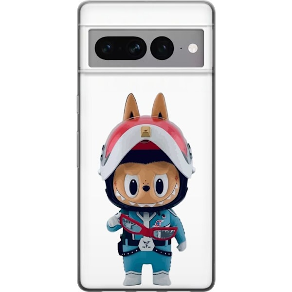 Google Pixel 7 Pro Läpinäkyvä kuori How2work Labubu hirviö