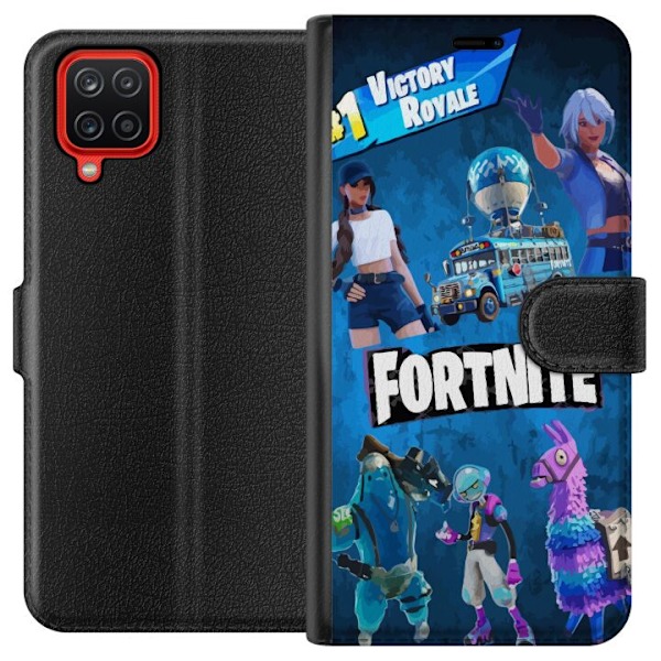 Samsung Galaxy A12 Lompakkokotelo Fortnite