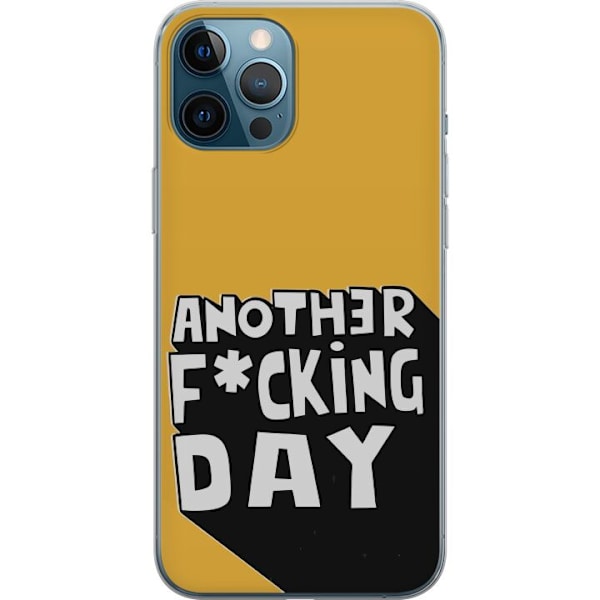 Apple iPhone 12 Pro Max Läpinäkyvä kuori Another Day Tekstimotiivi Huumori Katumuoti Graafinen Rohkea Tyyli Suosittu Elämäntapa Kaupunkimuoti Des