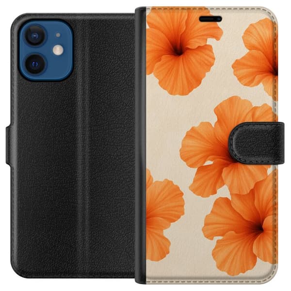 Kompatibelt Plånboksfodral till Apple iPhone 12 mini Papaya Punch