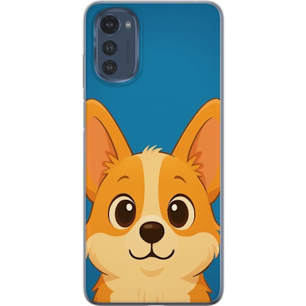 Motorola Moto E32s Gjennomsiktig deksel Hello Corgi