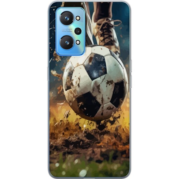 Realme GT Neo2 Gjennomsiktig deksel Fotball