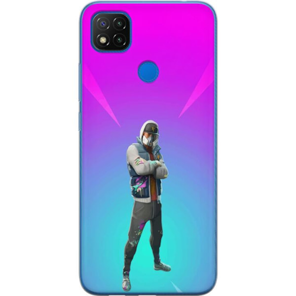 Xiaomi Redmi 9C NFC Genomskinligt Skal black knight fortnite