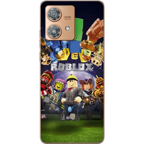Motorola Edge 40 Neo Gjennomsiktig deksel Roblox Verden - Spil