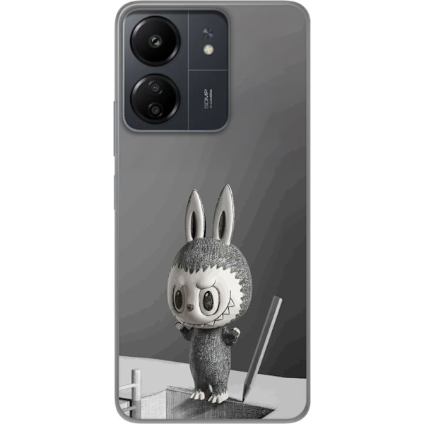 Xiaomi Redmi 13C Gjennomsiktig deksel Pop Mart MEGA LABUBU LAB