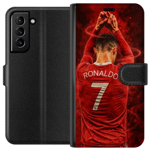 Kompatibelt Plånboksfodral till Samsung Galaxy S21+ 5G Ronaldo