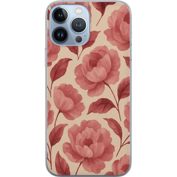 Kompatibelt Mobildeksel til Apple iPhone 13 Pro Max Rose Blomst