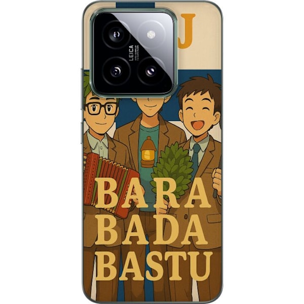 Xiaomi 14 Genomskinligt Skal Bara bada bastu KAJ
