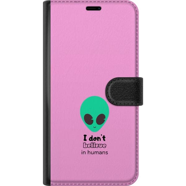 Kompatibel Tegnebogsetui til Samsung Galaxy A71 Jag tror inte på människor pink