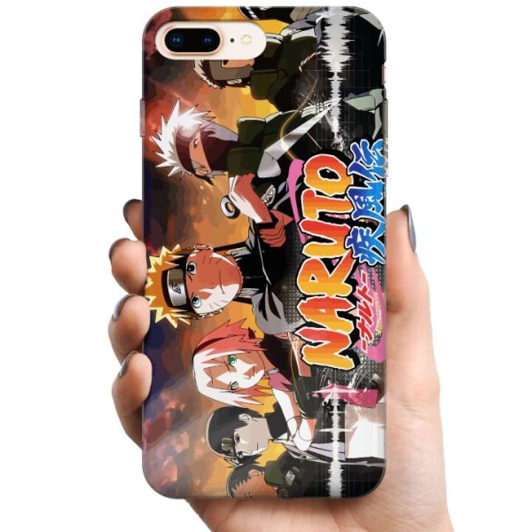Apple iPhone 8 Plus TPU Mobilcover Naruto
