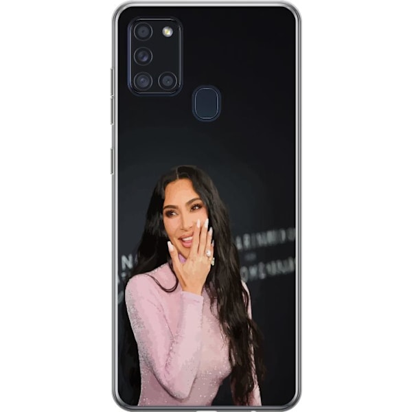 Samsung Galaxy A21s Läpinäkyvä kuori Kim Kardashian – Trending Outfits 2025