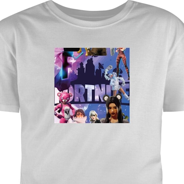 Børne T-shirt | Behagelig T-shirt til Børn Fortnite grå 1-2 År